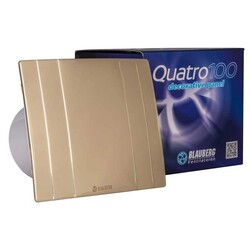 Blauberg Quatro Hi-Tech Gold 100 Plastik Banyo Fanı 88 m3h - Thumbnail