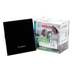 Bosch - BOSCH F1700 DP100 Parlak Siyah Sessiz Banyo Aspiratörü-Fanı 95m3h
