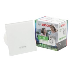 Bosch - BOSCH F1700 WS DP100 Mat Beyaz Sessiz Banyo Aspiratörü-Fanı 95m3h