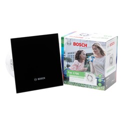 Bosch - BOSCH F1700 DP125 Parlak Siyah Sessiz Banyo Aspiratörü-Fanı 145m3h