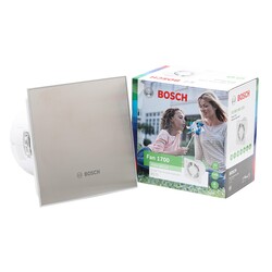 Bosch - BOSCH F1700 WS DP125 Inoks Sessiz Banyo Aspiratörü-Fanı 145m3h