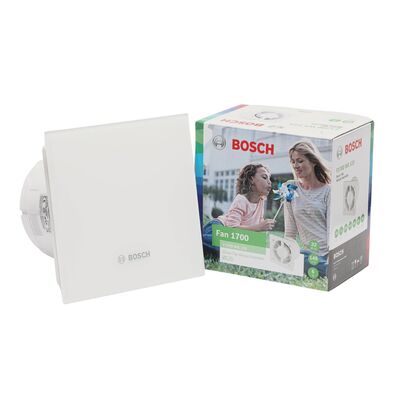 BOSCH F1700 DP125 Mat Beyaz Sessiz Banyo Aspiratörü-Fanı 145m3h