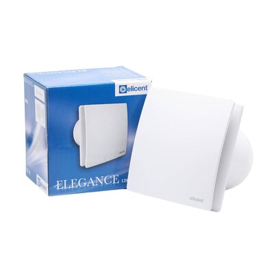 Elicent Elegance 120’lik Sessiz Banyo Havalandırma Fanı Tuvalet Aspiratörü 165 m3-h