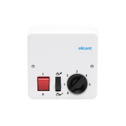 ELICENT - Elicent RVS/R 5 Kademeli Hız Anahtarlı Kontrol Paneli