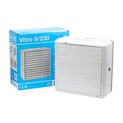 ELICENT - Elicent Vitro 9/230 Duvar ve Pencere Tipi Havalandırma Fanı, 700/400 m3-h